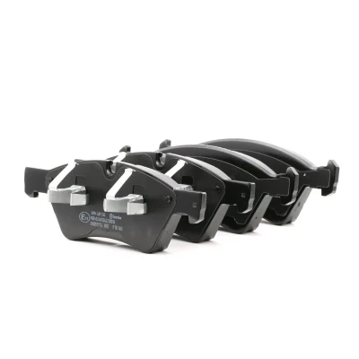 Abbildung von BREMBO P 50 063 Bremsbelagsatz für Verschleißwarnanzeiger vorbereitet mit Kolbenclip ohne Zubehör MERCEDES BENZ: R Class, ML E Class Saloon