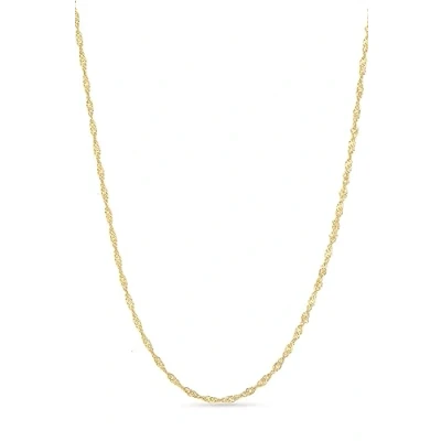 Abbildung von Einzelstück® Singapurkette 925 Silber I Silberkette gedreht minimalistische Kette Damen ohne Anhänger (Memory Silber)