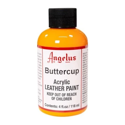 Abbildung von Angelus Acryl Leder Farbe 118ml / 4oz (Butterblume/Buttercup)