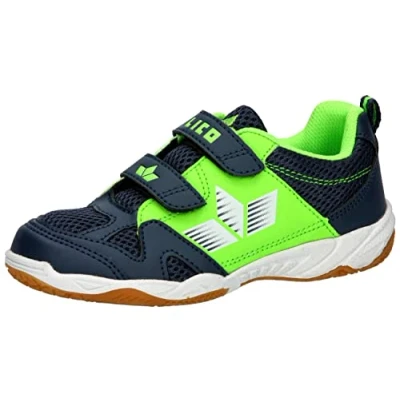 Abbildung von Lico Unisex Kinder Sport V Hallenturnschuhe, Marine Lemon, 30 EU