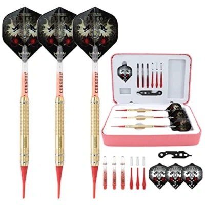 Abbildung von CUESOUL 16 Grams Deluxe Soft Tip Darts Set with Luxury Case（JL STL B1108+D601）