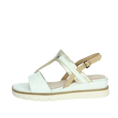 Abbildung von Marco Tozzi Keilsandalette, Damen, Größe: 38, White comb Schuhe