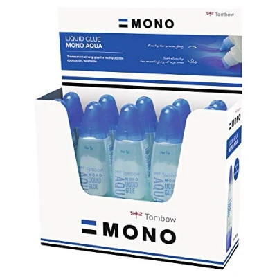 Abbildung von Tombow PT WTC 10P Flüssigkleber ultra stark mit zwei Spitzen, 10er Pack