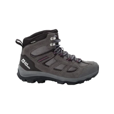 Abbildung von Jack Wolfskin VOJO 3 Texapore MID W Hikingschuh, Damen, Größe: 39, Tarmac grey/pink Schuhe