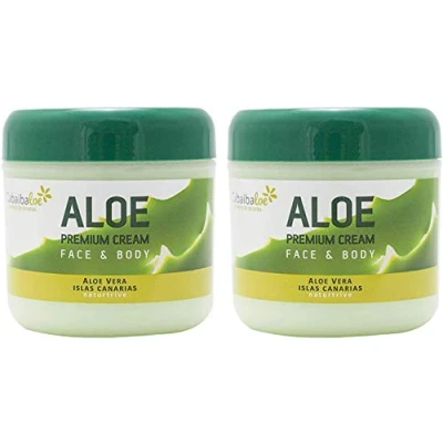 Abbildung von TABAIBA, aloe vera Körper Creme Tabaibaloe Premium Gesicht und x 2 Einheiten, 600 milliliter