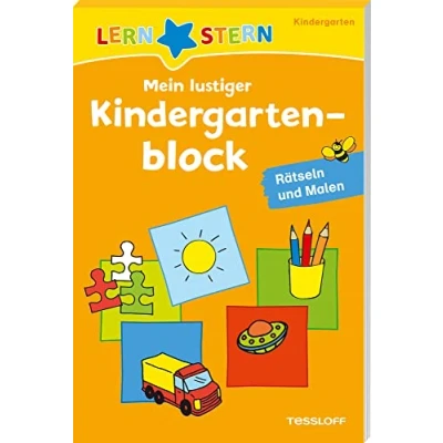 Abbildung von LERNSTERN Mein lustiger Kindergartenblock. Rätseln und Malen ab 3 Jahren