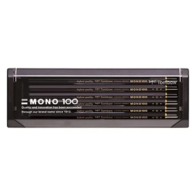 Abbildung von Tombow Mono 100 B Bleistift Härtegrad B, 12 er Set