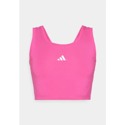 Abbildung von adidas Sportswear Essentials Small LOGO Lifestyle Top, Damen, Größe: XL, Semi lucid fuchsia/white