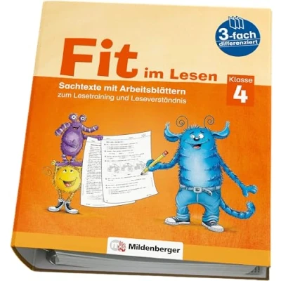 Abbildung von Fit im Lesen Sachtexte, Klasse 4: Sachtexte mit Arbeitsblättern zum Lesetraining und Leseverständnis (Fit Lesen: Erzähl Sachtexte)