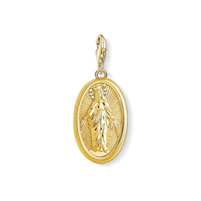 Abbildung von Thomas Sabo Damen Charm Anhänger Madonna Club 925 Sterling Silber 1708 414 39