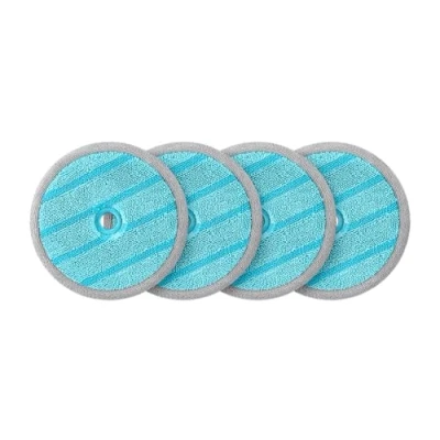 Abbildung von Samsung Mikrofaser Pads für Spray Spinning Sweeper Wischaufsatz VCA WBA95/GL, Wiederverwendbar, Antibakteriell, Ø 17 cm, 4 Stück, SPW95/VT, Blau