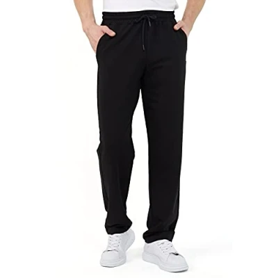 Abbildung von COMEOR Jogginghose Herren Baumwolle Sweathose Lange Sport Hose Jogger Trainingshose Herren, Relaxing (Blau, L)