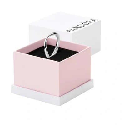 Abbildung von PANDORA Essence Organisch Geformter Bandring aus Sterling Silber, Größe: 58, 193314C00 58