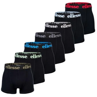 Abbildung von Ellesse 7ER Packyema LOGO Stretch Panties, Herren, Größe: Large, Schwarz bunt