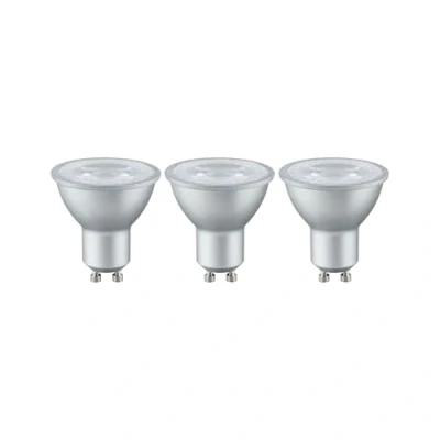 Abbildung von Paulmann 28581 LED Lampe Reflektor 3x4W Leuchtmittel Reflektorlampe Alu Birne Beleuchtung 2700K GU10