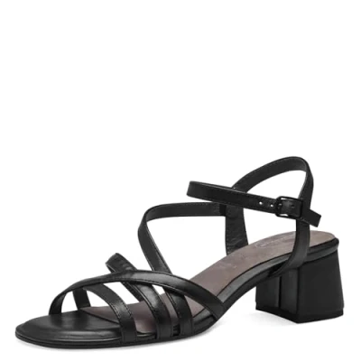 Abbildung von Tamaris Comfort Riemensandalette, Damen, Größe: 38, Black Schuhe