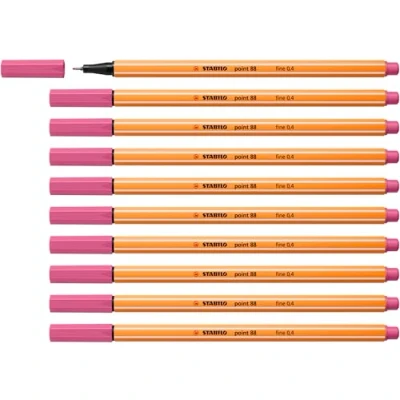 Abbildung von Fineliner STABILO point 88 10er Pack erika