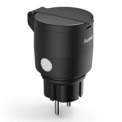Abbildung von Hama WLAN Steckdose Outdoor (Steckdose gesteuert, smarte appgesteuert oder per Sprachbefehl, außen für z.B. Beleuchtung, Smart Home energiesparend, Zeitschaltuhr)