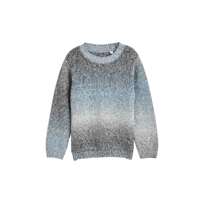 Abbildung von TOM Tailor MIT Farbverlauf Strickpullover für Kinder, Größe: 104/110, Blue gradient knit design