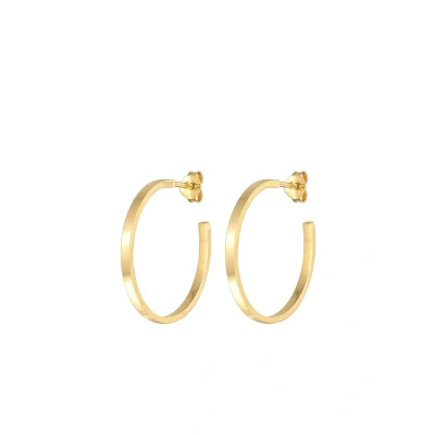 Abbildung von Elli Hoops Basic Ohrringe goldcoloured, Damen, Größe: One Size, Gold coloured