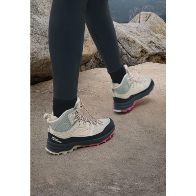 Abbildung von Jack Wolfskin Cyrox Texapore MID Hikingschuh, Damen, Größe: 39.5, Mint leaf Schuhe