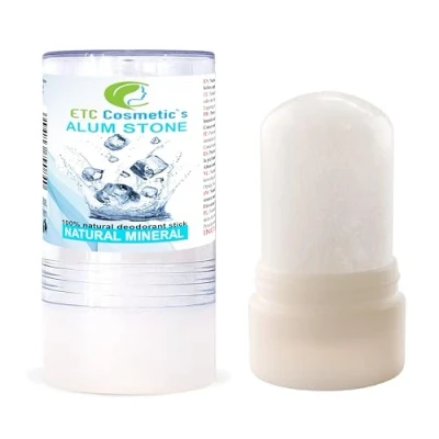Abbildung von Alaunstein 115gr, natürliches mineralisches Deodorant, vegan wirkt antiseptisch, verstopft nicht die Poren, Aftershave, kann zur Vorbeugung von Hautirritationen verwendet werden