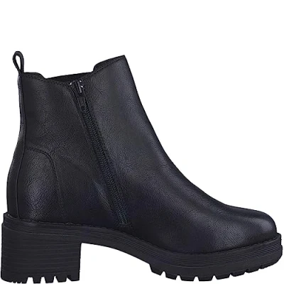 Abbildung von Jana Damen Chelsea Boots Wasserabweisend Vegan, Schwarz (Black Nappa), 37 EU