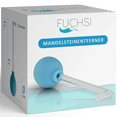 Abbildung von Fuchsi Mandelsteine Tonsillenstein entferner Mandelsauger Entfernung von Mandelsteinen Gegen Mundgeruch Glas Schröpfglas