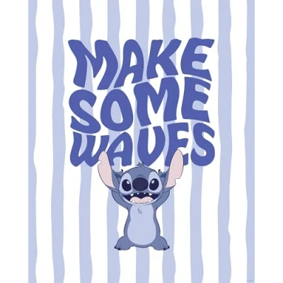 Abbildung von Komar Wandbild »Disney Lilo and Stitch Make Some Waves«, Disney, (Set, 1 St.), 40 x 50 cm (Breite Höhe) Kinderzimmer, Dekoration