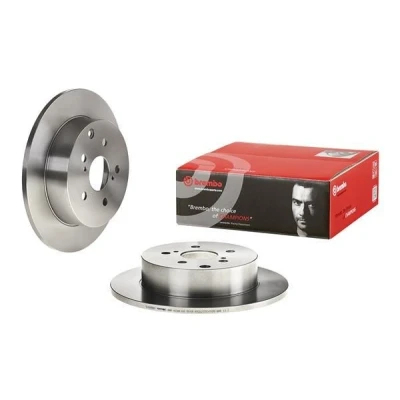 Abbildung von BREMBO 08.9092.11 Bremsscheibe 282 12 5 voll beschichtet mit Schrauben HONDA: S2000