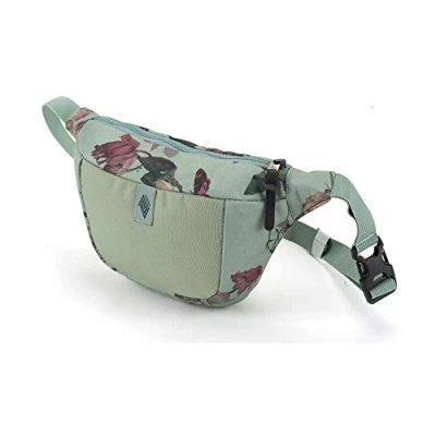 Abbildung von Hip Bag, Stylische Brusttasche, Gürteltasche mit 2 Fächern, Travel Pack, Heritage Umhängtasche, Festival Hüfttasche, Bauchtasche, 25 x 14 8cm, Dead Flower