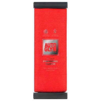 Abbildung von Autoglym Hi Tech Finishing Microfasertuch, Ultra saugfähiges Microfasertuch für die Autopolitur sowie das Waschen und Wachsen von Fahrzeuginnen außenräumen, 40 cm x Rot