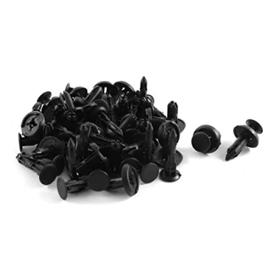 Abbildung von sourcing map 30 Stücke Kunststoffnieten Befestigungsclips Auto Stoßstangen Kunststoff Nieten 6mm x 15mm 18mm