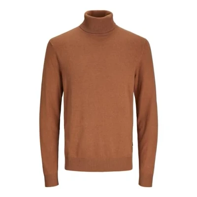 Abbildung von Jack &amp; Jones Jjeemil ROLL NECK Strickpullover, Herren, Größe: XL, Mocha bisque