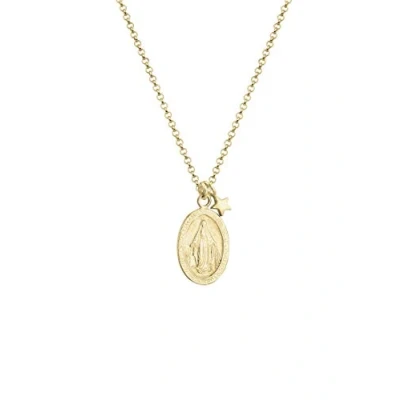 Abbildung von Elli Virgin MARY STAR Halskette goldcoloured, Damen, Größe: 45, Gold coloured