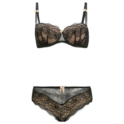 Abbildung von s.Oliver Balconettebh MIT Schale + Panty Balconette BH, Damen, Größe: 70C, Black
