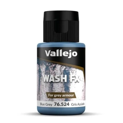 Abbildung von Vallejo 35 ml, Wash Farbe für Modellbau blau/grau