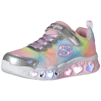 Abbildung von Skechers 302315l Smlt Sneaker, Silberfarbenes Synthetik Mesh, 35 EU