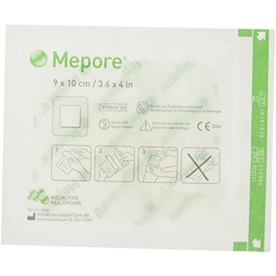 Abbildung von Mepore 670900 Verbände, 10 cm x 9 (50 er pack)