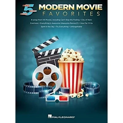 Abbildung von Modern Movie Favorites For Five Finger Piano (Book): Songbook für Klavier