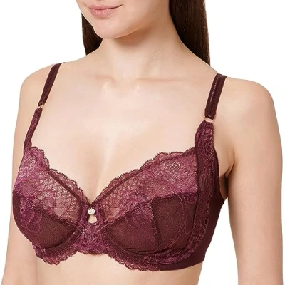 Abbildung von Triumph Damen Wild Peony Florale W Bra, CLARET, 85C