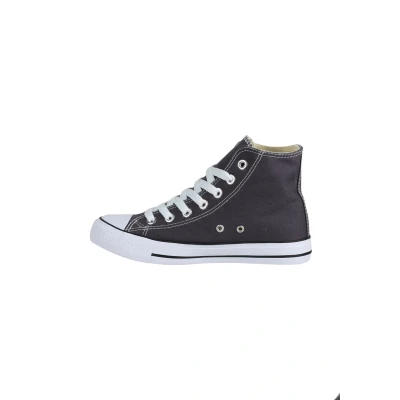 Abbildung von Elara Unisex Sneaker Sportschuhe High Top Turnschuh Chunkyrayan 014 A DK.Grey 37