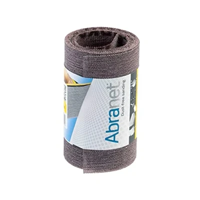 Abbildung von Mirka Abranet Netz Schleifrolle 115 mm x 2,5 m Klett / Korn P80 1 Rolle zum Schleifen von Holz, Spachtel, Lack, Kunststoff AE555F0180