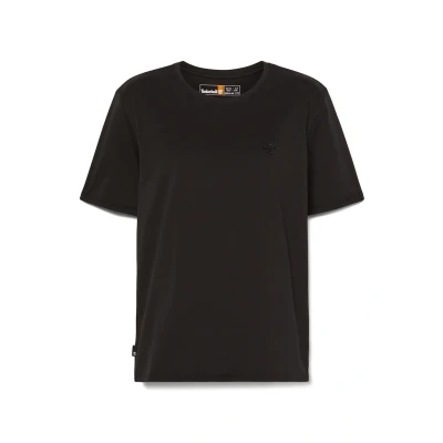 Abbildung von Timberland Dunstan Shortsleeve TEE Vintage Tshirt basic, Damen, Größe: XS, Black