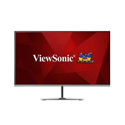 Abbildung von Viewsonic VX2776 SMH 68,6 cm (27 Zoll) Büro Monitor (Full HD, IPS Panel, HDMI, Eye Care, Eco Mode, Lautsprecher, 3 Jahre Austauschservice) Silber Schwarz