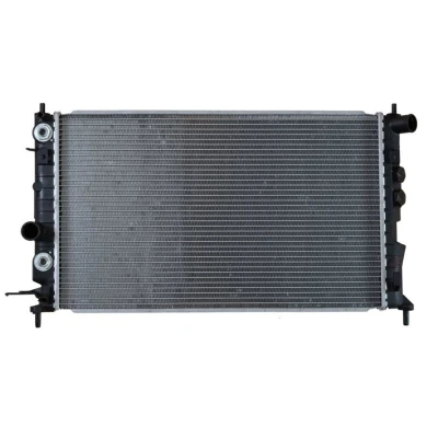 Abbildung von NRF 50219 Kühler, Motorkühlung Aluminium 617 372 22 mit Anbauteilen Kühlrippen gelötet OPEL: Vectra B Saloon
