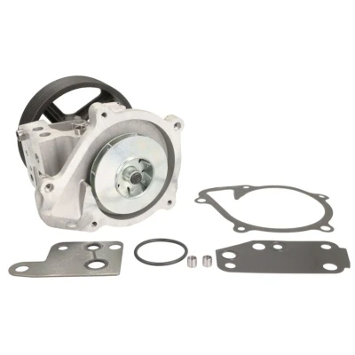 Abbildung von HEPU P249 Wasserpumpe mit Keilrippenriemenscheibe Dichtungen, Dichtung mechanisch 131mm einteiliges Gehäuse LAND ROVER: Defender Off Road