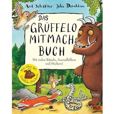 Abbildung von Das Grüffelo Mitmachbuch: Mit vielen Rätseln, Such und Ausmalbildern Stickern