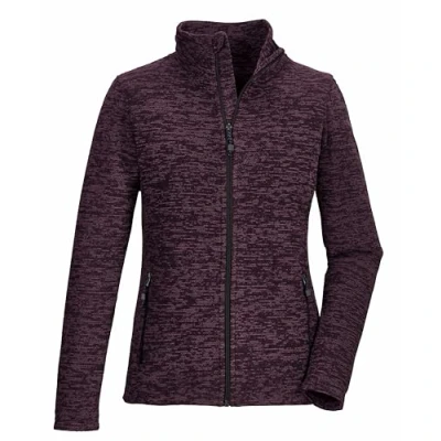 Abbildung von killtec Damen Strickfleecejacke/Fleecejacke mit Stehkragen KOW 113 WMN KNT FLC JCKT, pflaume, 38, 41804 000