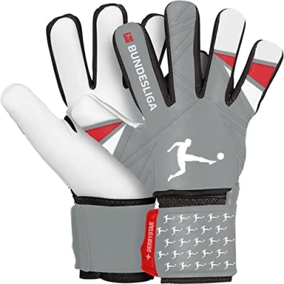 Abbildung von Derbystar Jungen Bundesliga v22 Torwarthandschuhe, Grau Schwarz Rot, 4